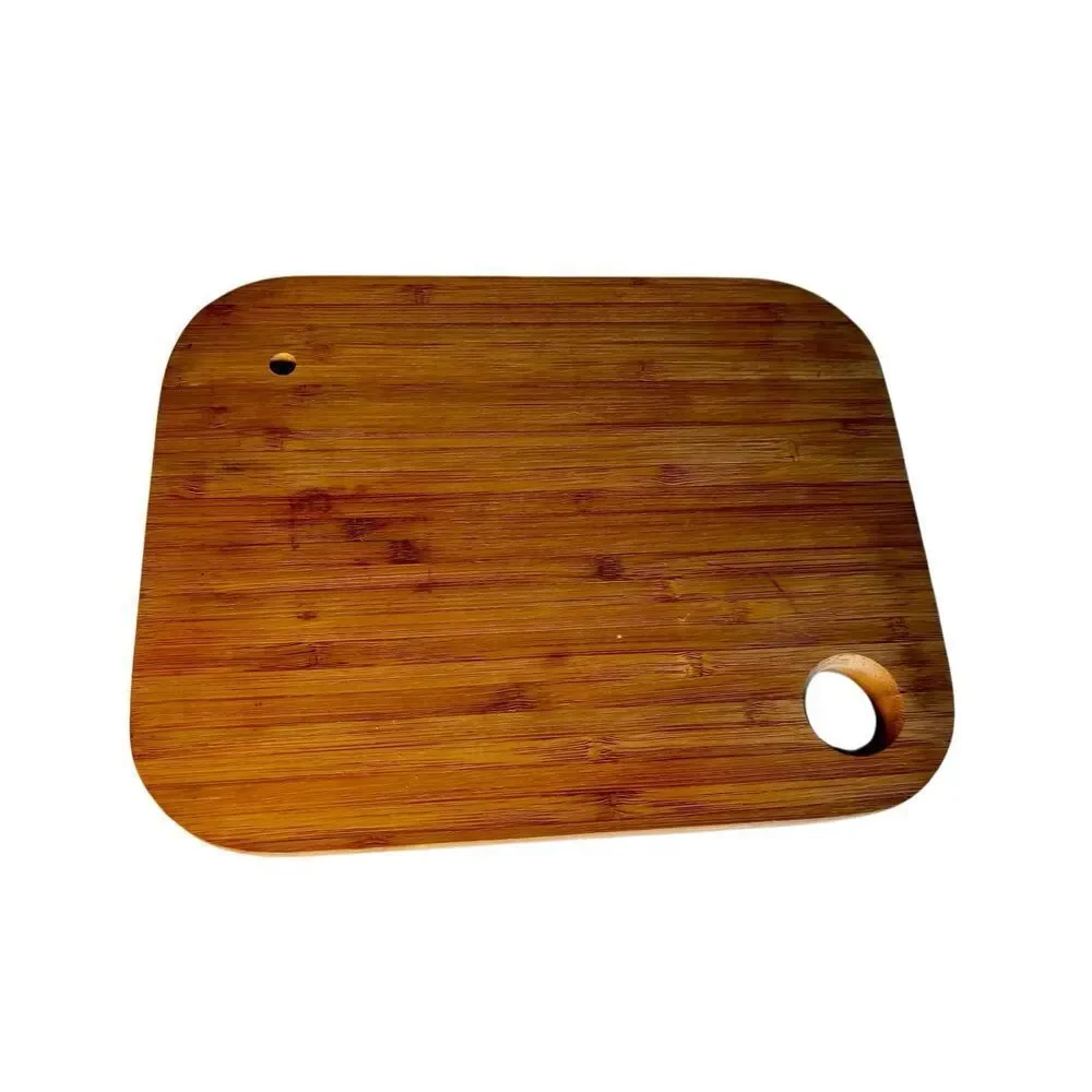 Made by Design Bamboo and Poly Flip Cutting Board W Decorative Shell Inlay